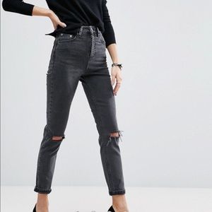 ASOS Design Farleigh High Waist Slim Mom Jeans